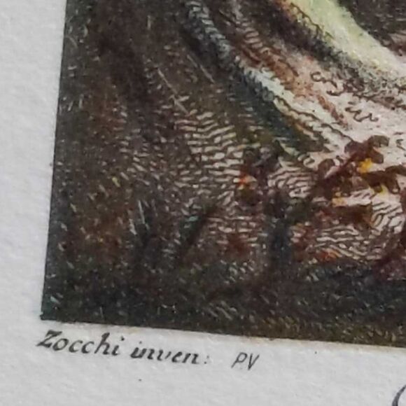 Giuseppe Zocchi vintage lithograph print Ottobre - Picture 13 of 15